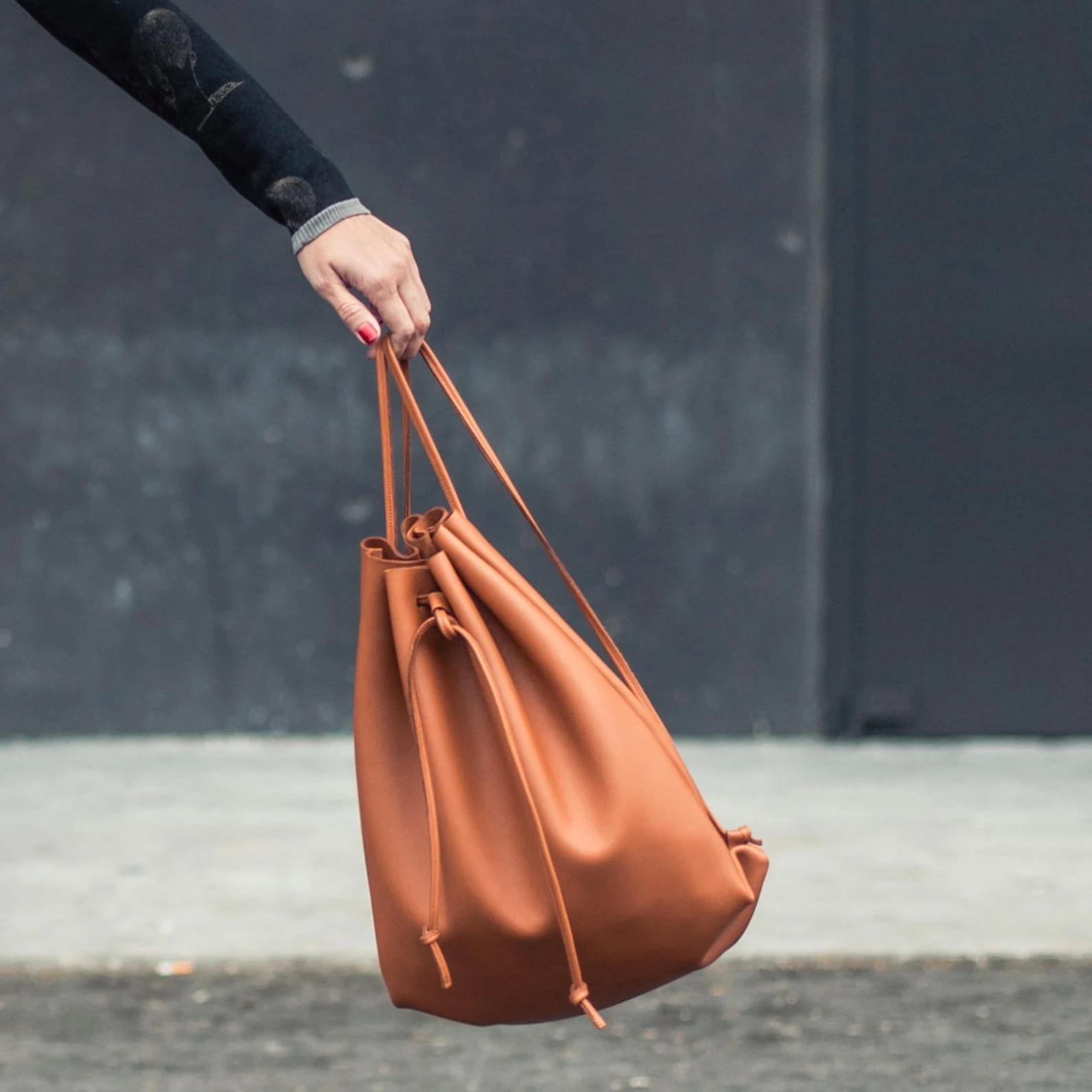 Leather Backpack " Roomy " - several colors - Image 6