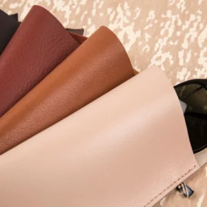 Leather eyeglass case for men and women