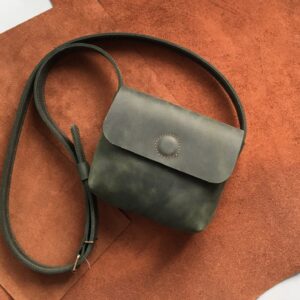 Leather crossbody bag,leather handbag,Women city Bag