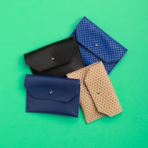 Alternative view of Leather card holder, small leather goods, unisex model