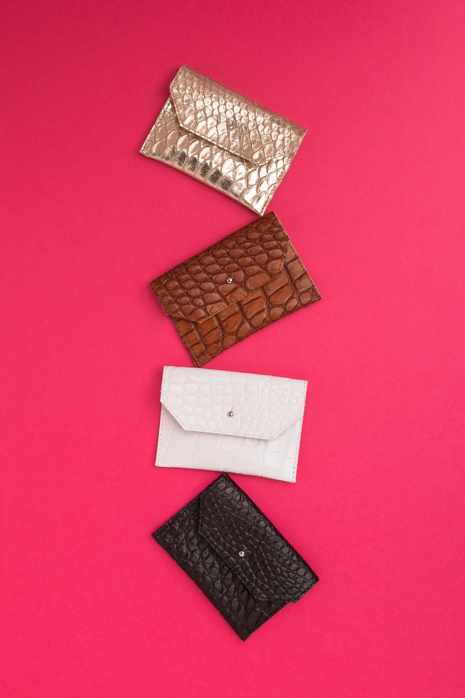 Leather card holder, small leather goods, unisex model - Image 3