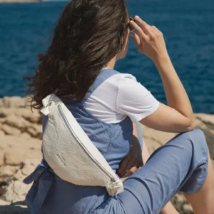 Vegan leather banana bag