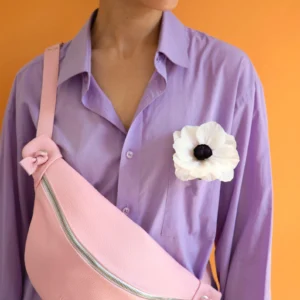 Women's leather fanny pack