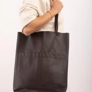Alternative view of Leather tote bag for women