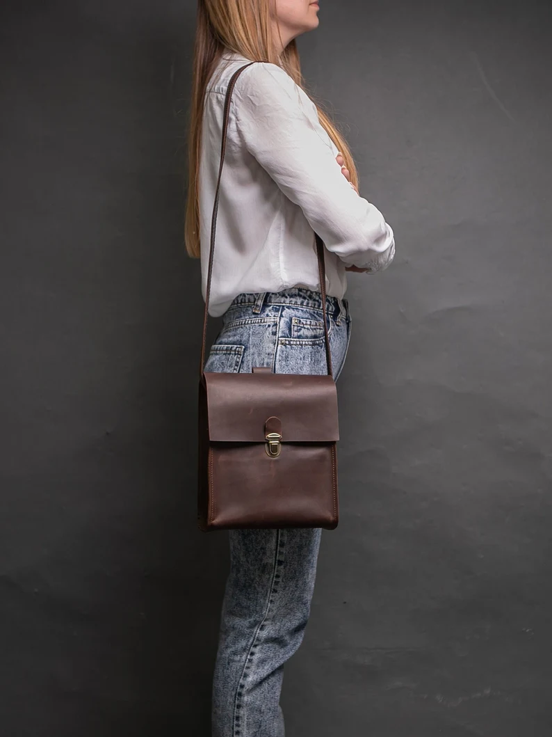 Leather Crossbody Bag Women Shoulder Bag Mini Bag Cross Body - Image 11