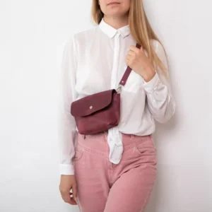 Leather Fanny Pack Belt Bag Rinonera Hip Bag Women Belt Bag