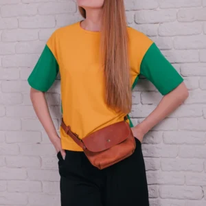 Leather Belt Bag Leather Fanny Pack Crossbody Bag